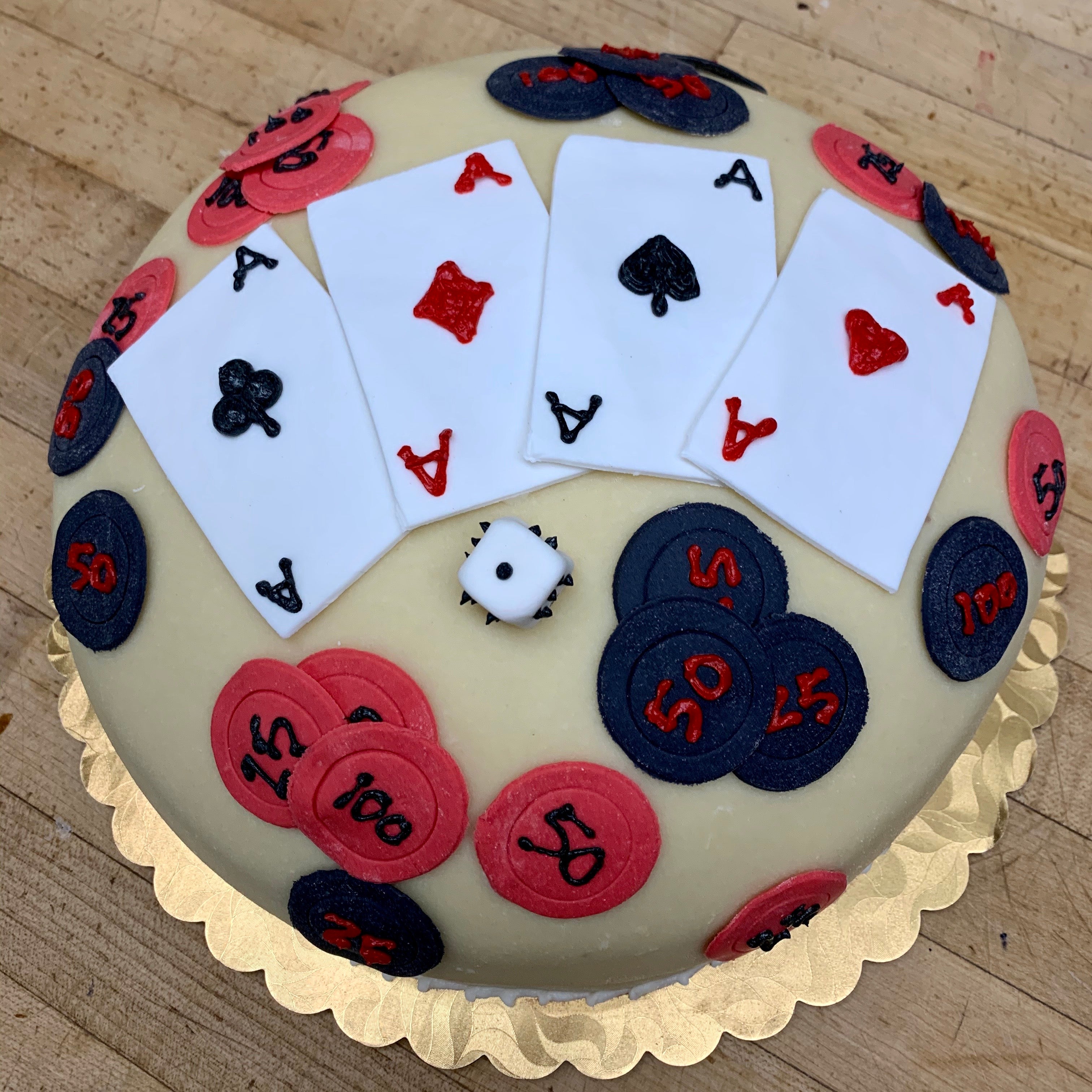 pokercake #pokerchips #poker #birthday #cake #cakedecorating #playingcards  #sweet #cakecreationsbylucky | Casino cakes, Poker cake, Themed cakes